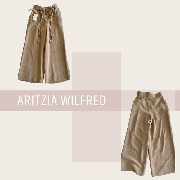 Aritzia Wilfred Corette Pant High-waisted wide-leg pants - Picture 2 of 7